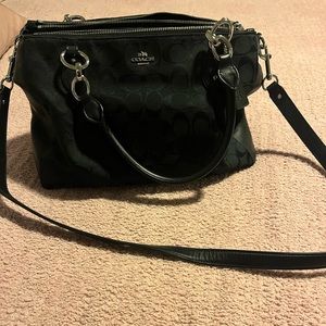 Black coach bag